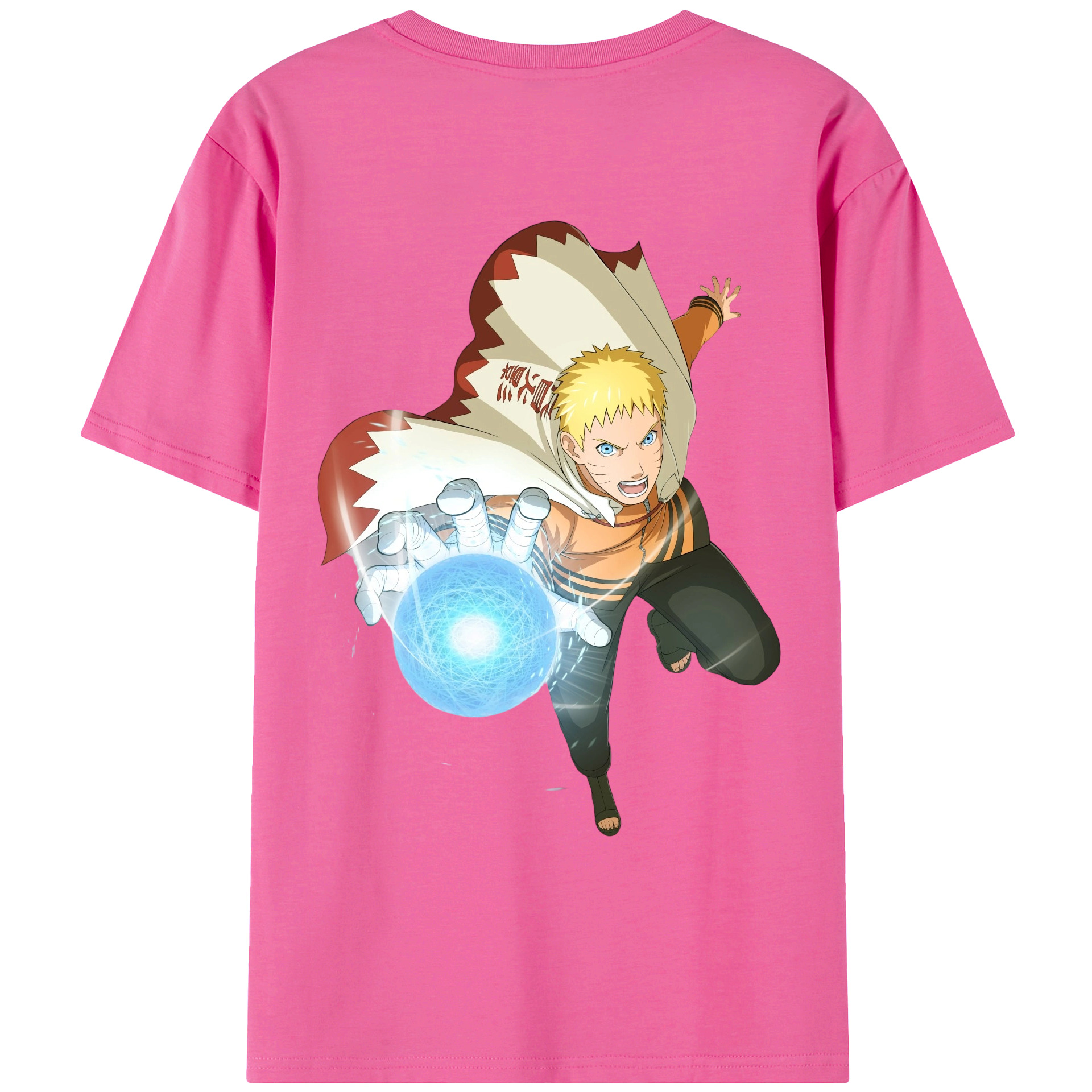 （画像用） NARUTO -ナルト- うずまき ナルト Uzumaki Naruto レディース半袖Tシャツ(バックプリント)